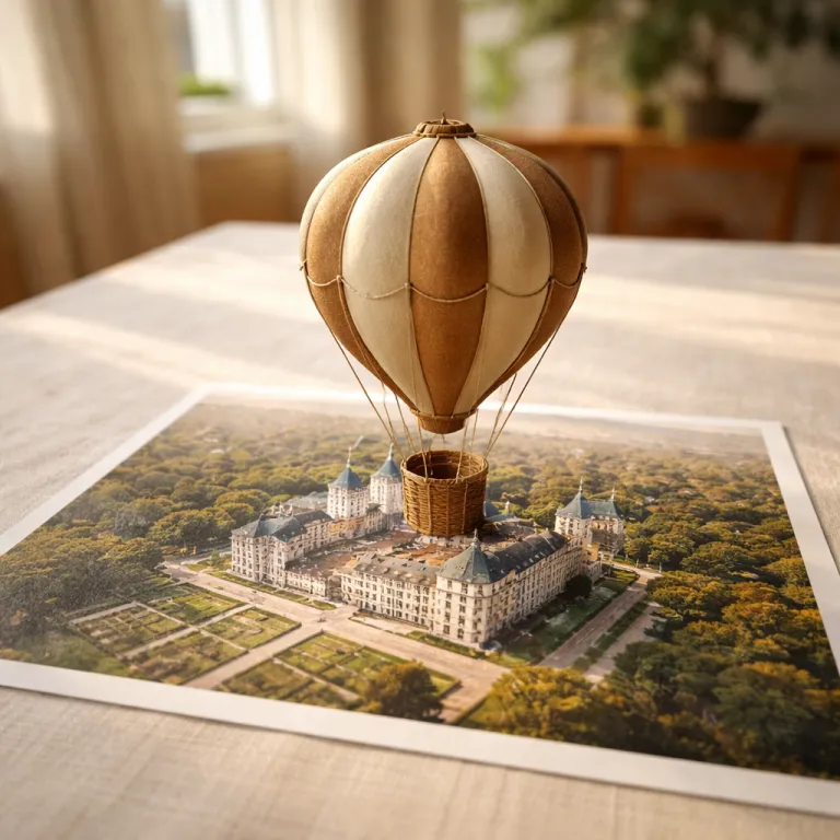Trophée des montgolfières François Ier le 19 mai à Valençay : le château vu d'en haut